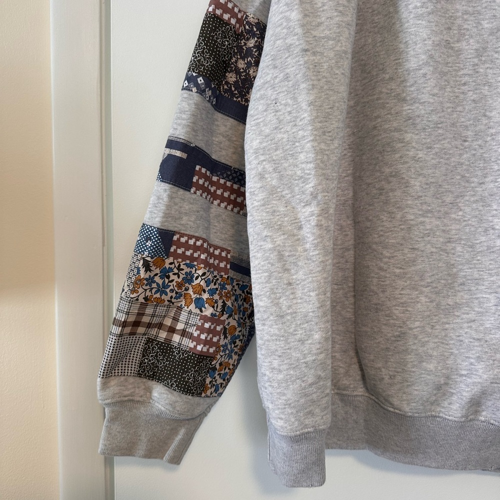 Abercrombie Essential Popover Patchwork Emborider… - image 8